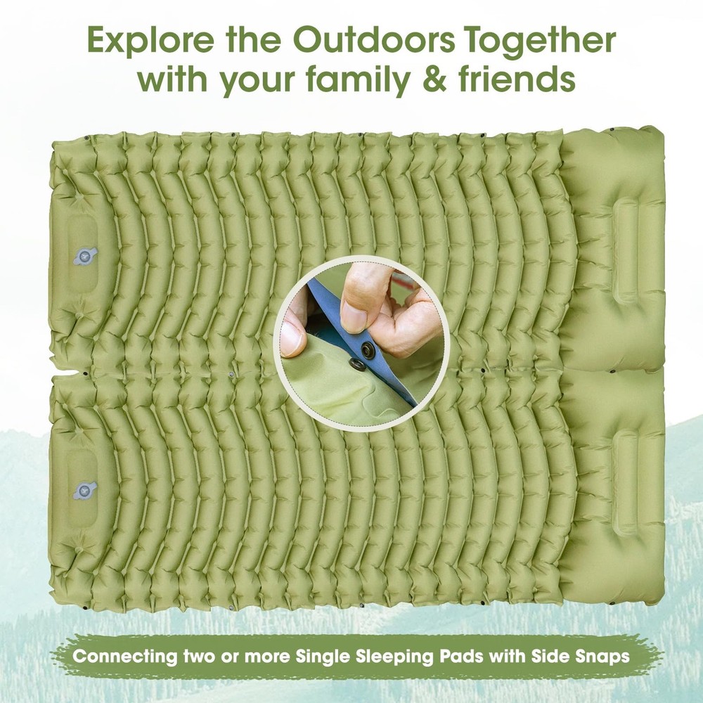 Sleeping Pad for Camping, Self Inflating Sleeping Pad Extra Thick Sleeping Ma...