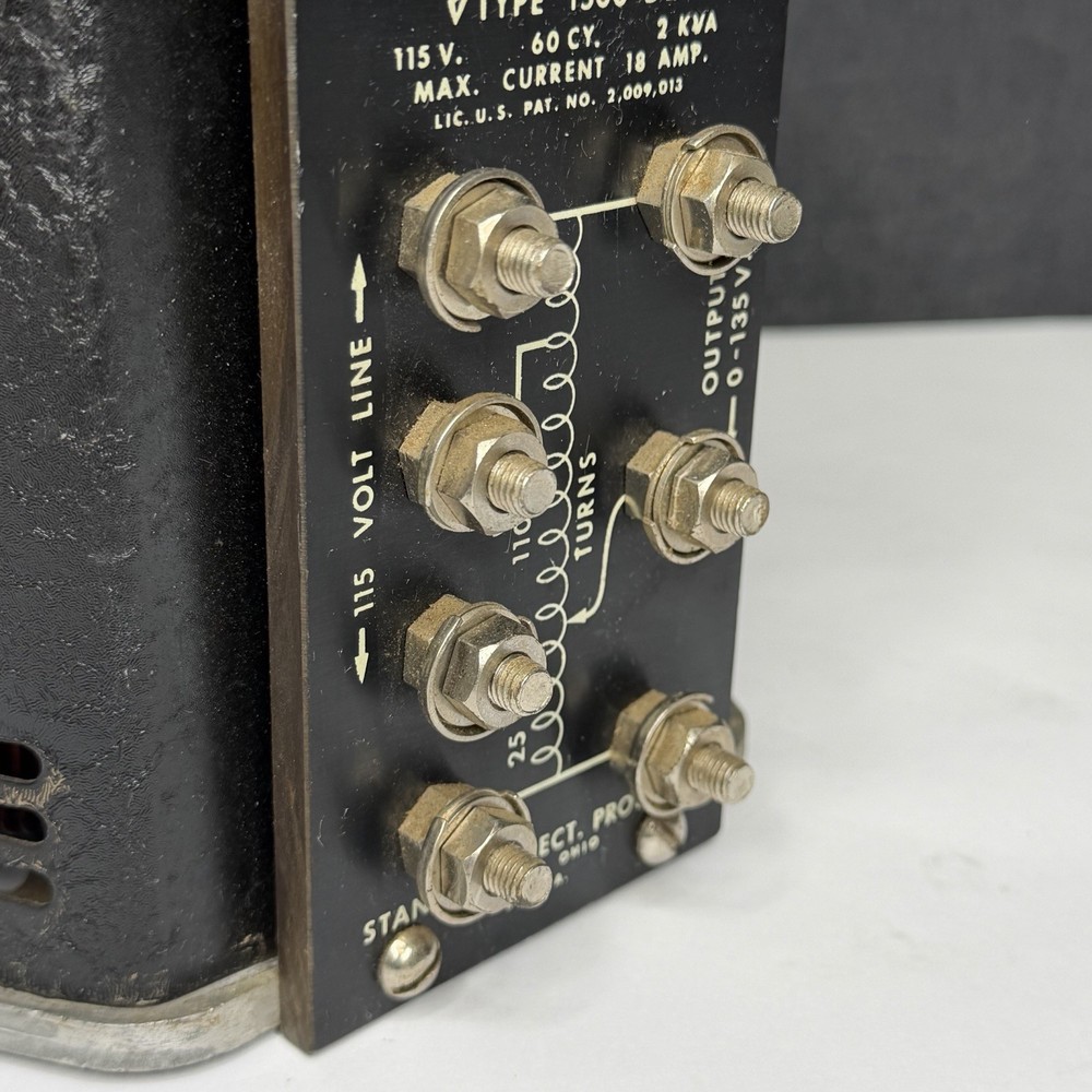 Standard Electrical Adjust-A-Volt Variable Transformer Model 1500BQ - UNTESTED