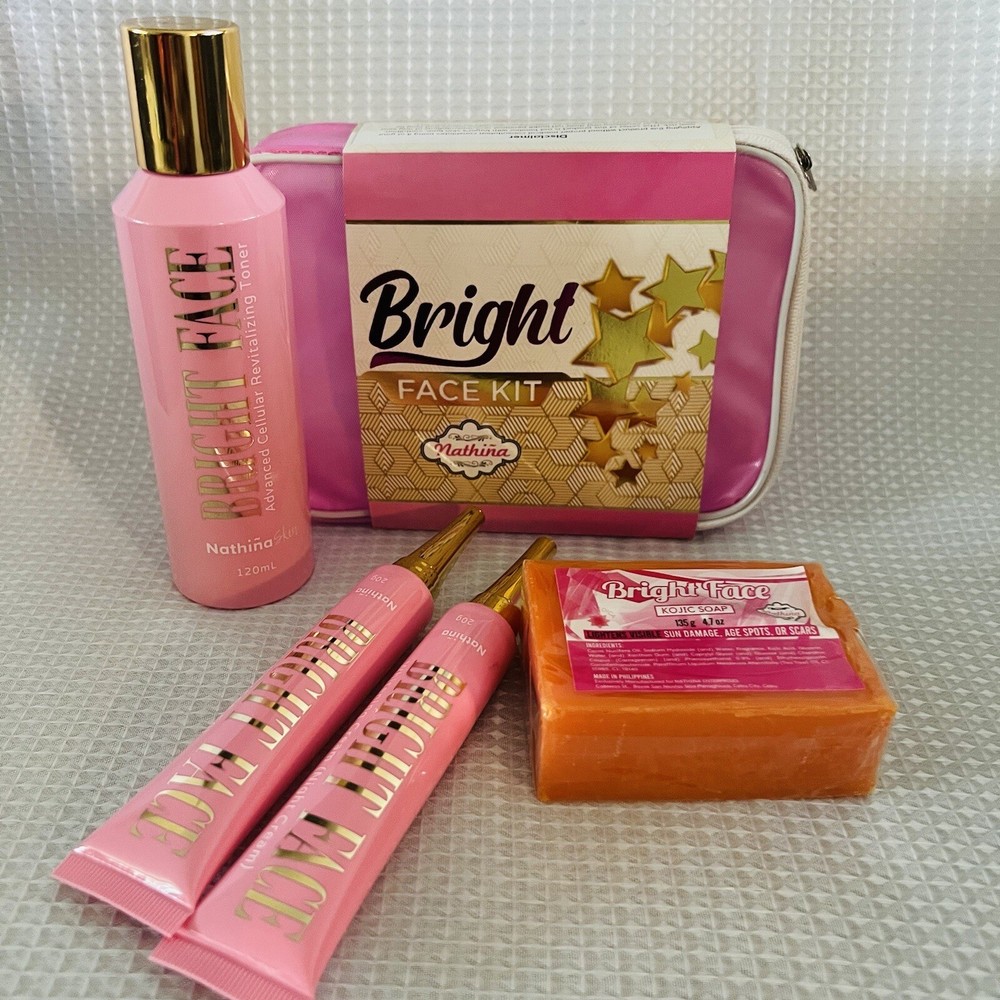 2x Nathina Bright Face Kit (New Packaging)