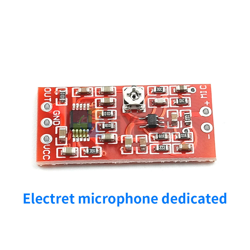 MAX4466 Electret Microphone Preamplifier Module With SSM2167 Voice Compression