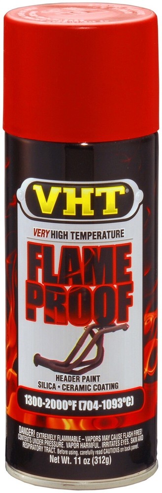 VHT SP109 FLAMEPROOF COATING FLAT RED PAINT CAN - 11 OZ.