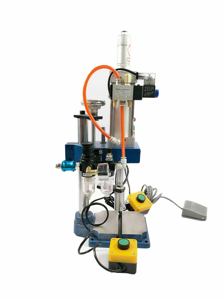 TECHTONGDA 110V Pneumatic Punch Machine 440Lb/200kg without Display Controller