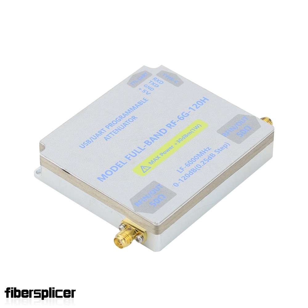 LF-6GHZ-120DB Bidirectional Digital Control RF Attenuator w/TFT Main Controller