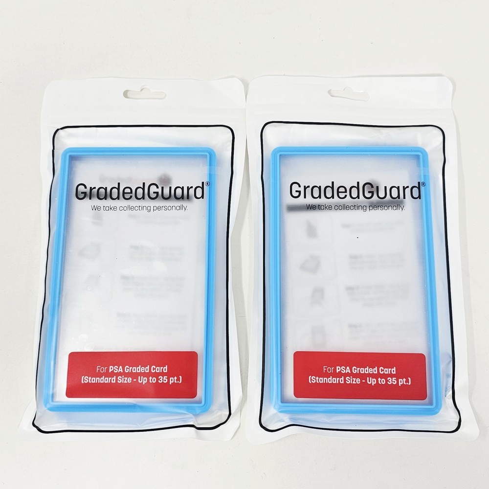 (2) Blue GradedGuard PSA Graded Card Case Guard Protector Stackable