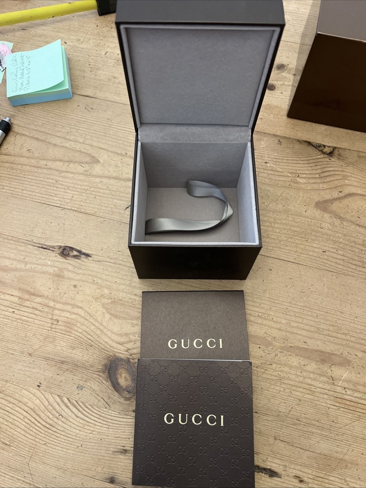 GUCCI 3 Watch Box’s + Booklets
