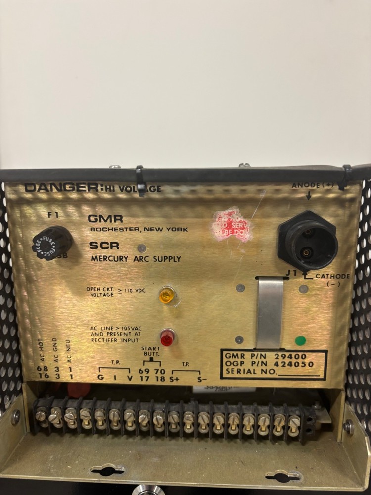 Comparator Mercury Arc Power Supply