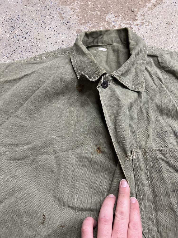 Authentic WW2 USMC HBT Chore Jacket