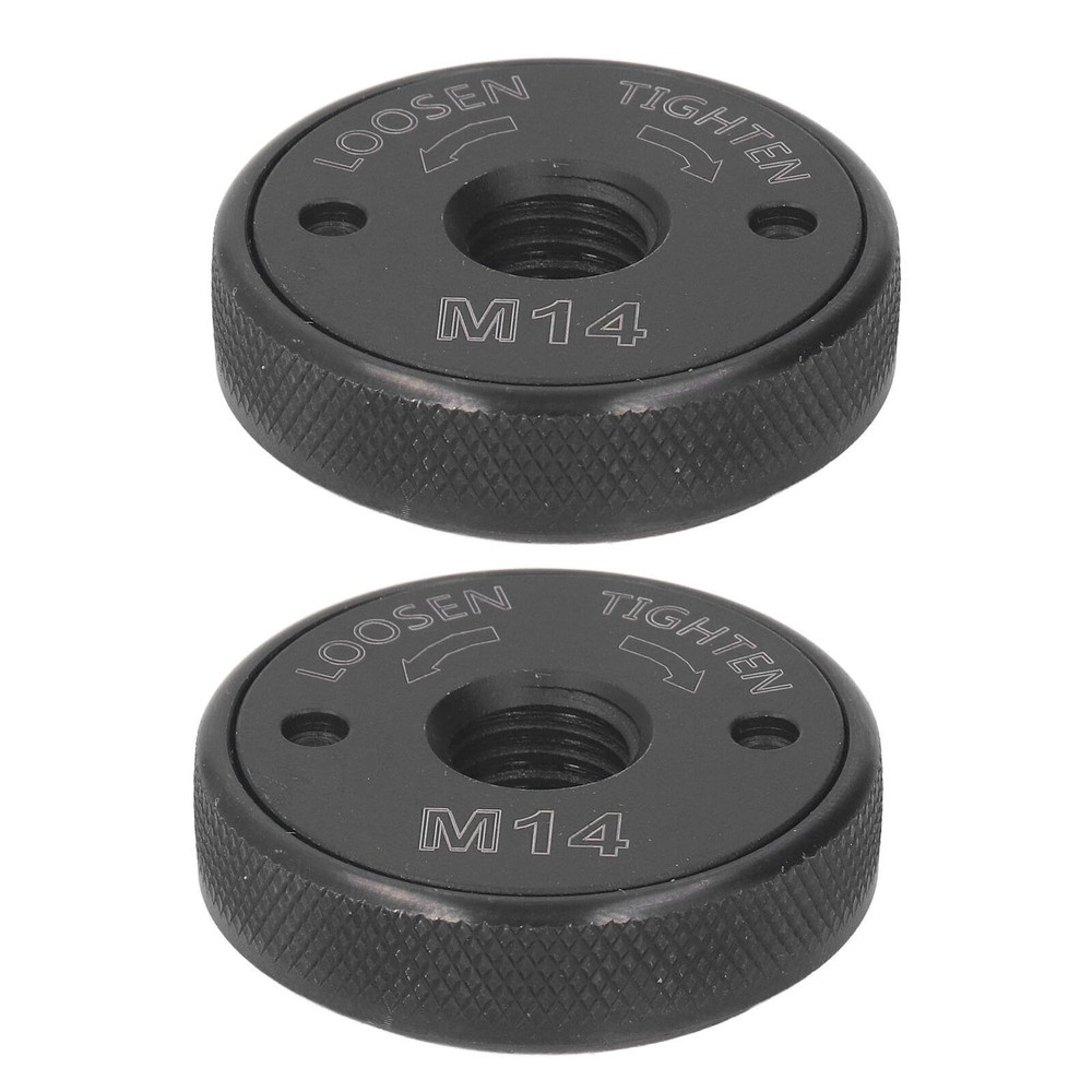 2PCS Angle Grinder Flange Nuts M14 Female Thread 47mm Diameter Quick Release
