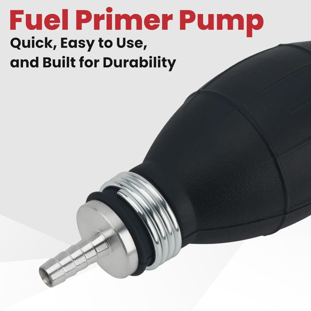 Fuel Primer Bulb Assembly 6657734 For Bobcat Compact Excavator E08 E10 E25 E26