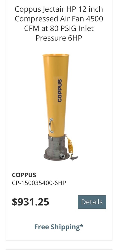 coppus blower