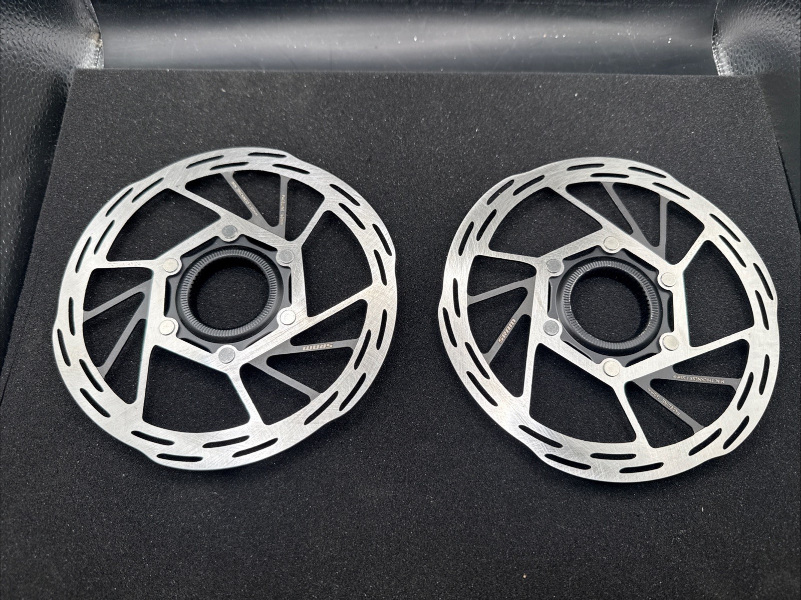 Sram Paceline 160 Mm Disc Brake Rotor Set Lot Of 2 Centerlock  (9450-4)