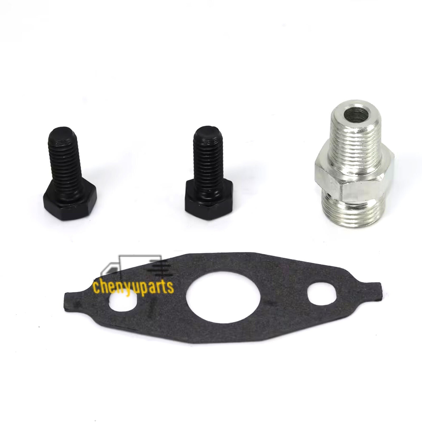 New Cummins ISX CM570 Turbocharger Feed And Drain Line Oil Pipe Kit w/Connector