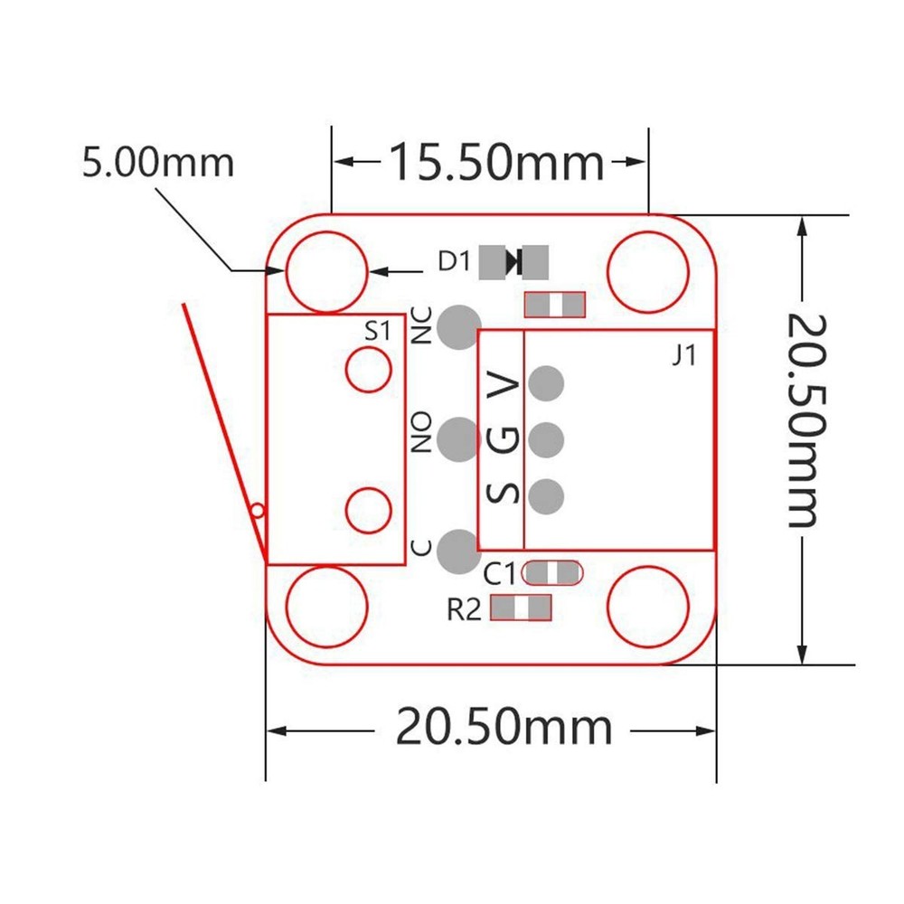 3X Limit Switch Endstop Module FOR Ender 3 CR-10 RAMPS