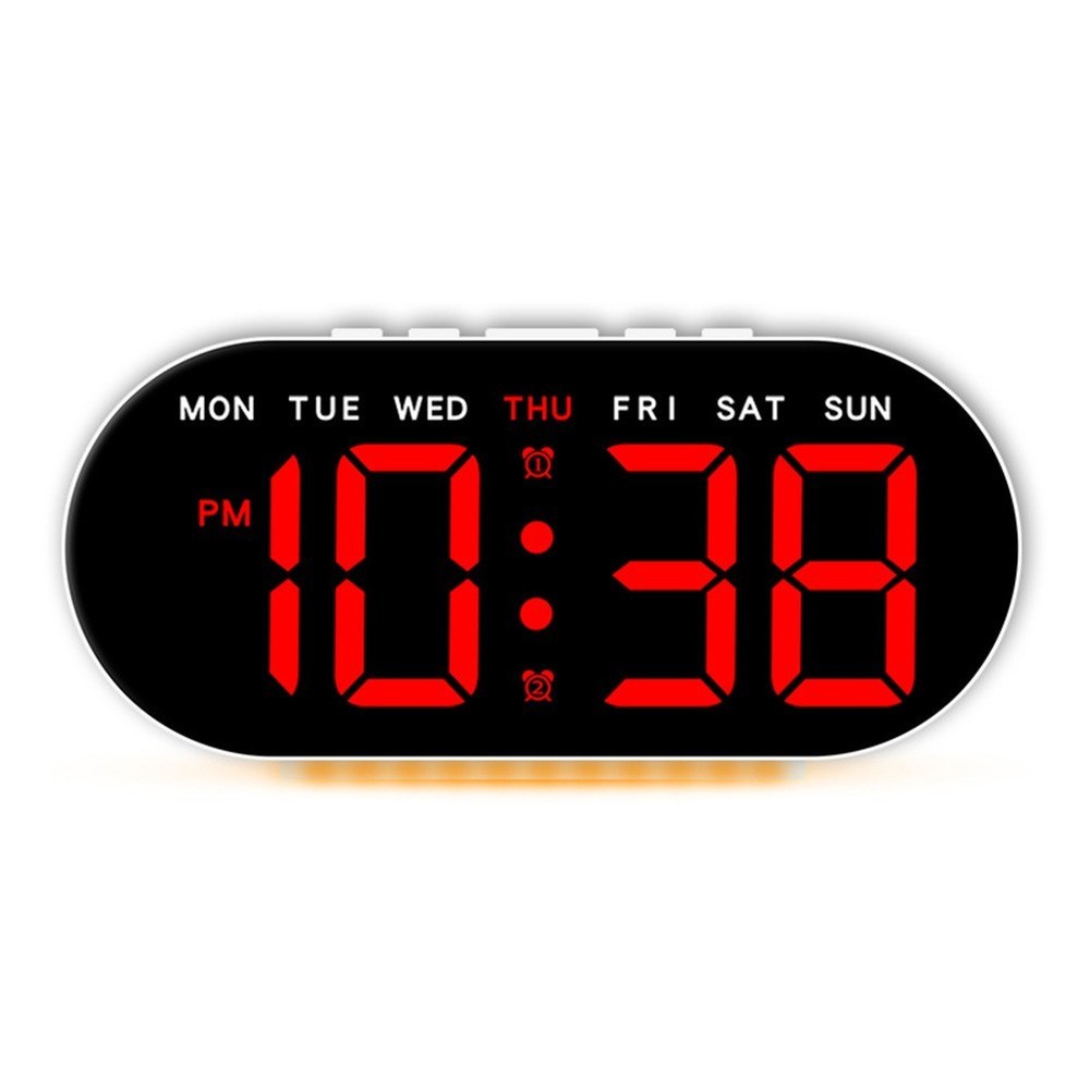 User Friendly Multifunctional Alarm Clock with Clear LED Temperature Readout