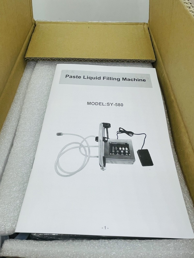 Digital Paste Liquid Filling Machine SY-580