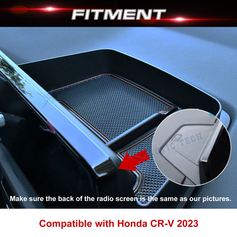 Interior ABS Console Dashboard Hidden Storage Insert Tray For Honda CR-V 2023