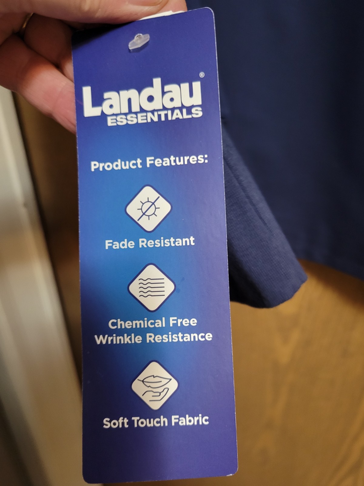 NWT. Med Unisex Long Sleeve Scrub Top/Jacket By Landau. Measurements Posted.