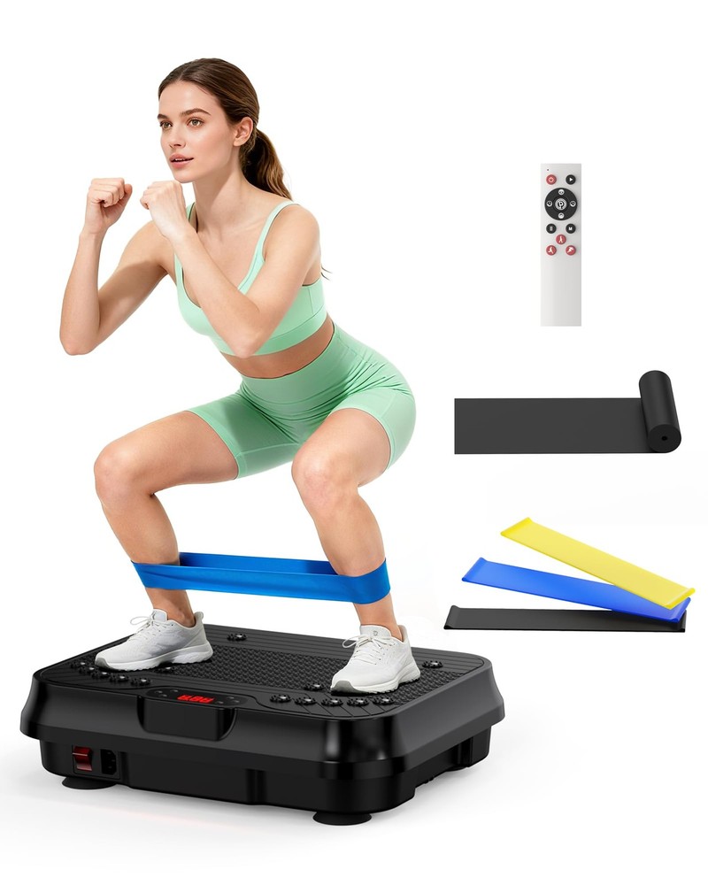 Shake Plate, Vibration Plate Exercise Machine for Lymphatic Drainage, 400 Lbs...