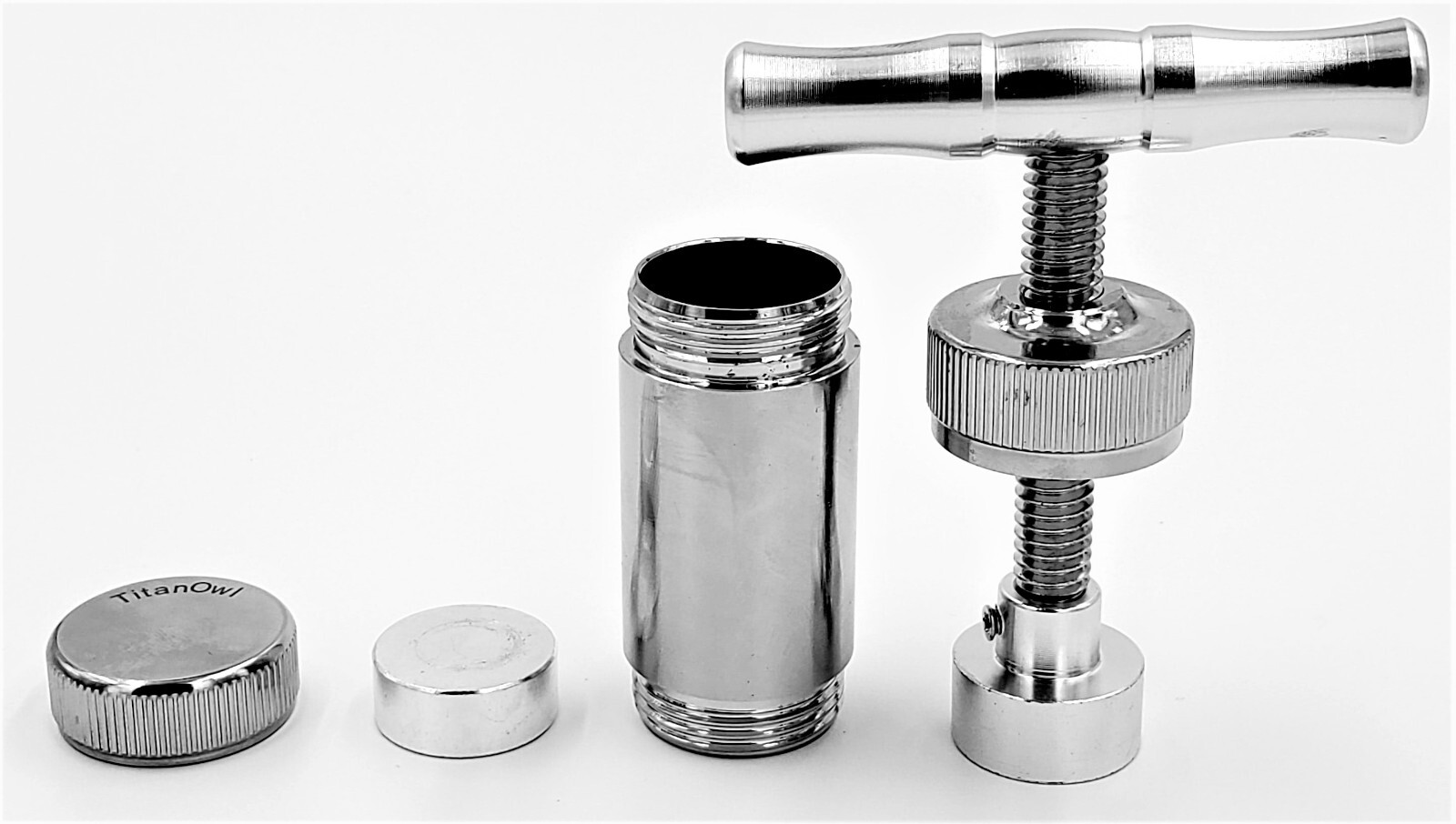 Aluminum Alloy Compressor Presser T shaped Handle tobacco herb press squeezer