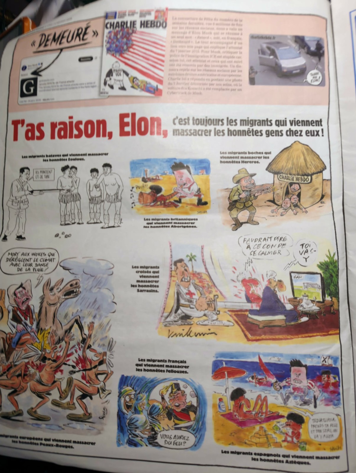 CHARLIE HEBDO N°1750 French Magazine Iran Mollah Khameni 02/04/2026