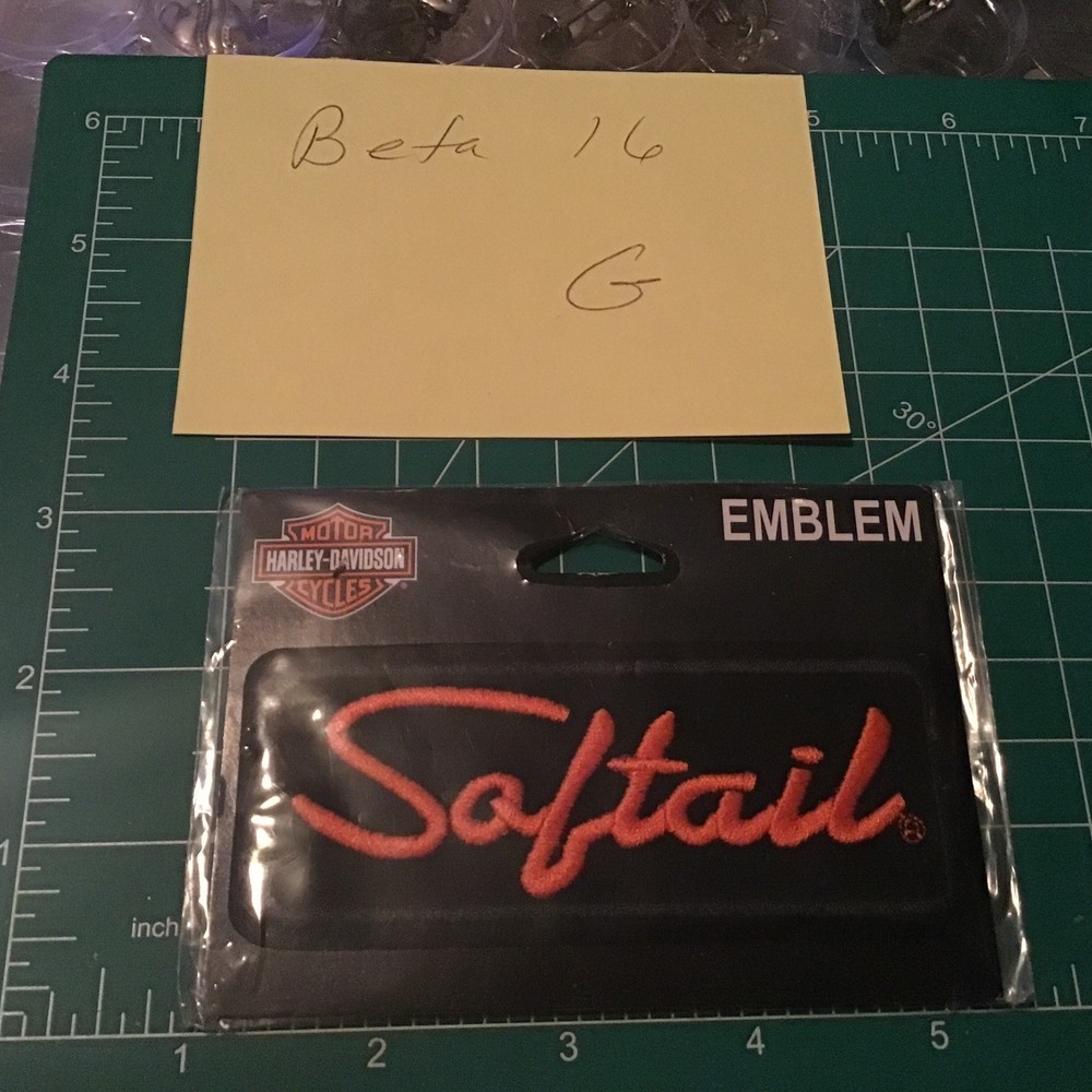 Harley Davidson Softail Vest Jacket Patch Small NIP