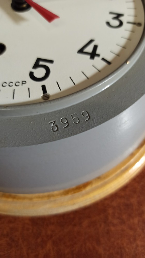 Vintage Soviet ship clock Original 1980-90s. Ideal condition