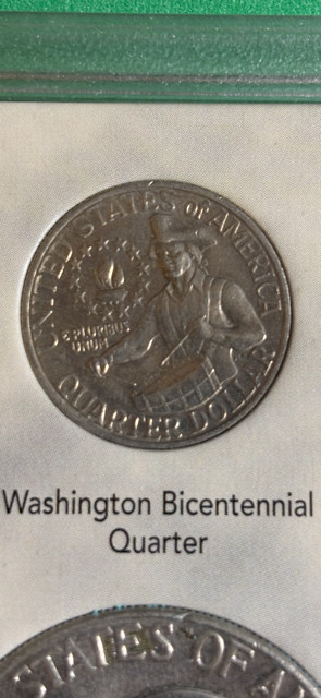 25th anniversary US Bicentennial collection COA case