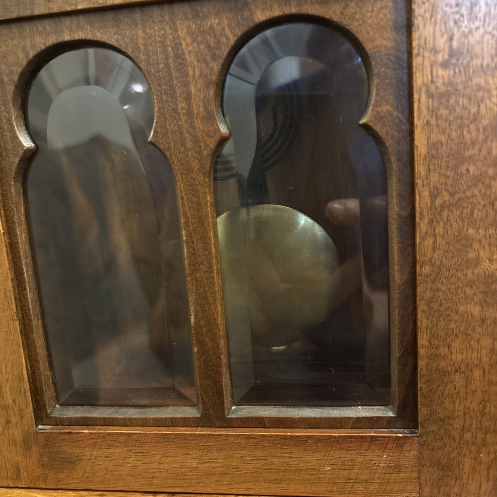 Ansonia BEVELED GLASS Wall Clock/Parlor Clock