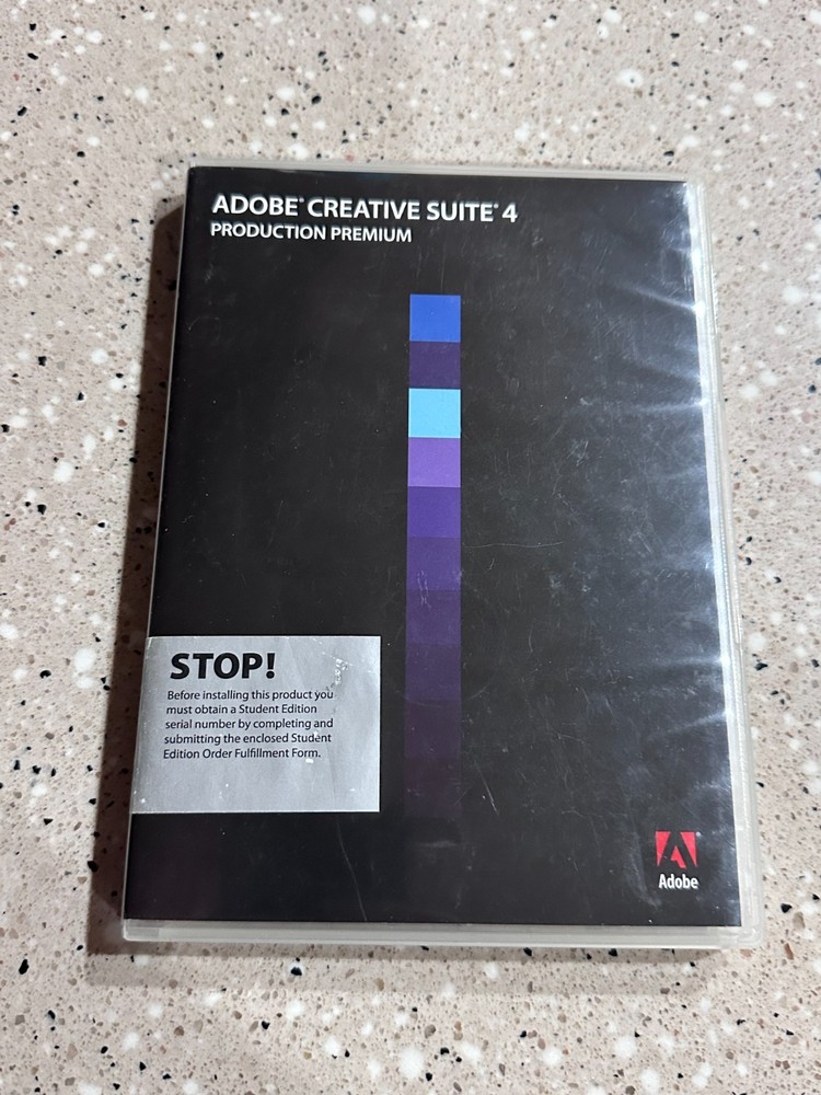Adobe Creative Suite 4 Production Premium for Mac w/ Serial CS4 -SEE DESCRIPTION
