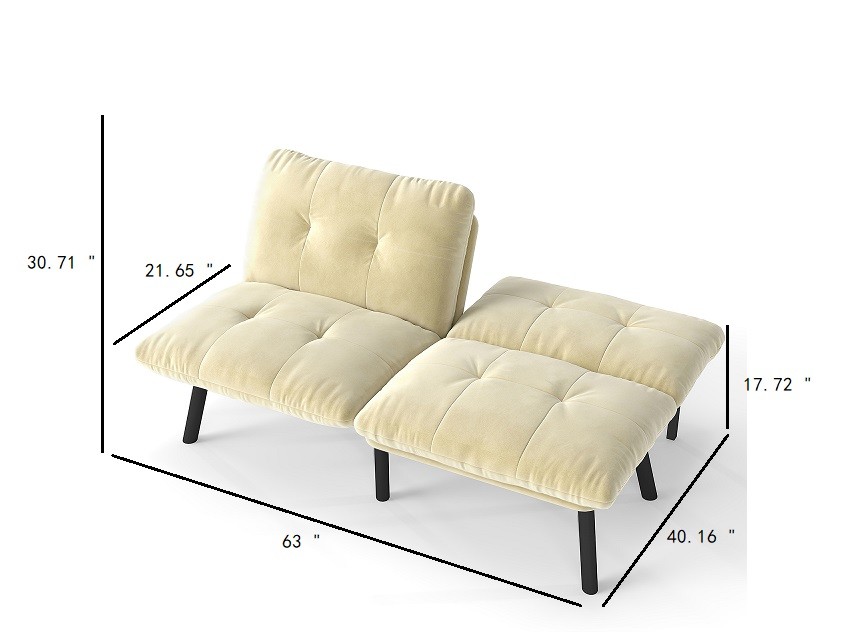 Convertible Sofa Bed Loveseat Sofa 2 Seater Couch Folding Sleeper Sofa Chairs