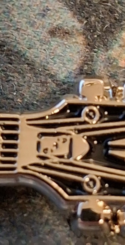 Ace Frehley Black Gibson Guitar Necklace