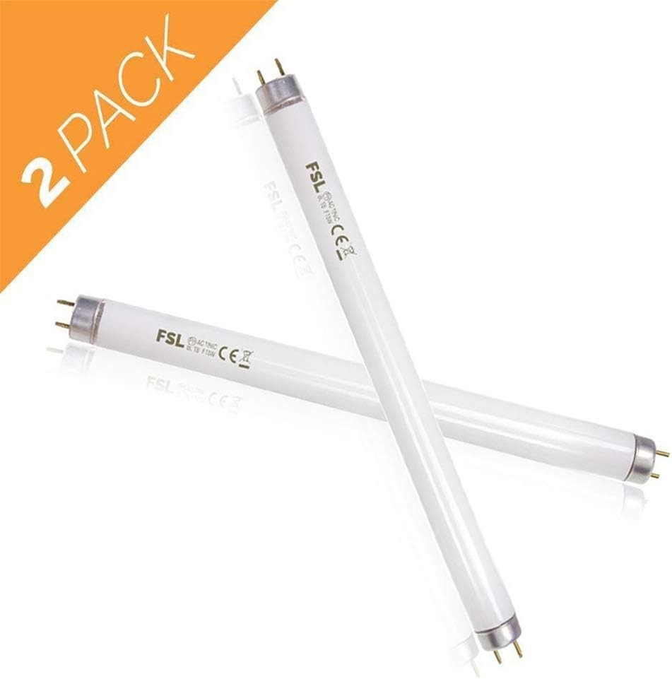 2 Pack 10W UV Light Tubes - Replacement Bulbs for 20W Bug Zappers, Easy Setup