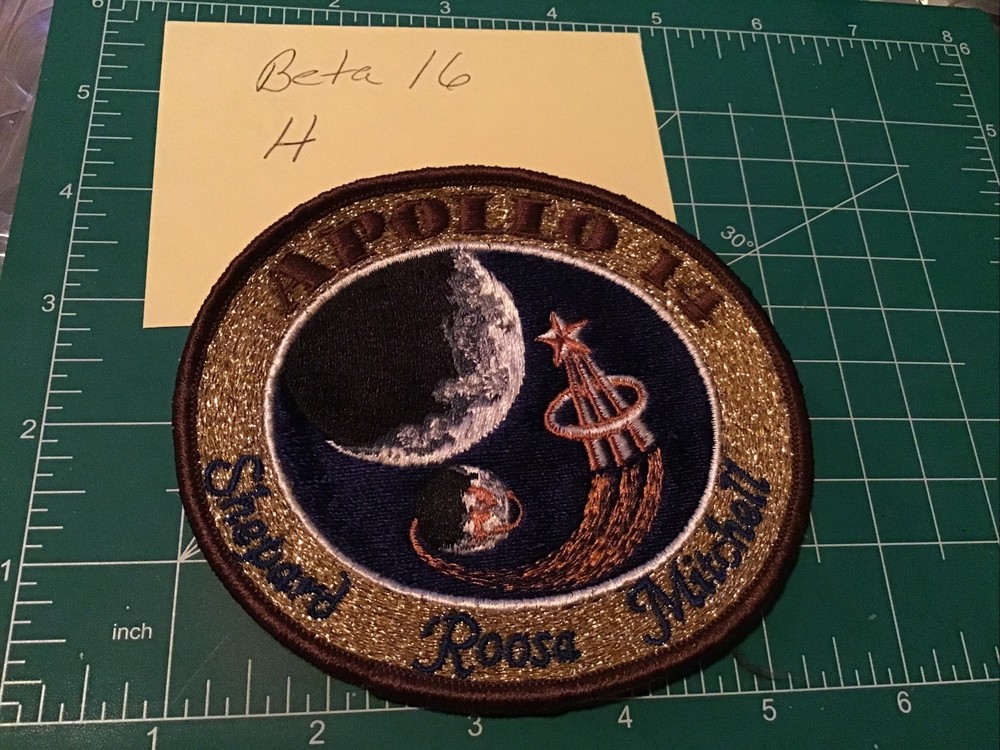 NASA APOLLO 14 SHEPARD ROOSA MITCHELL PATCH