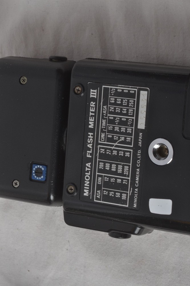 Minolta flash meter 3 *working as is