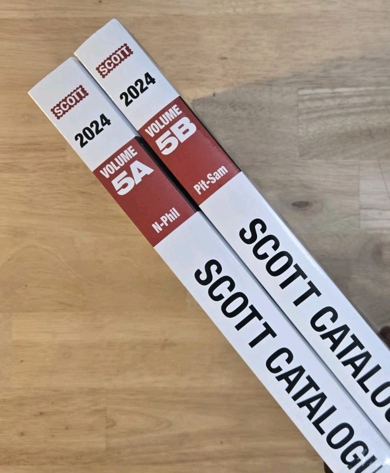 2024 Scott Standard Postage Stamp Catalogue Vol 5A 5B N-Sam 2-Book Set