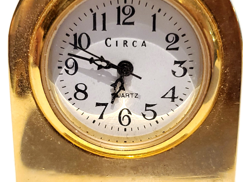 Circa Miniature Mantel Clock 1.75"