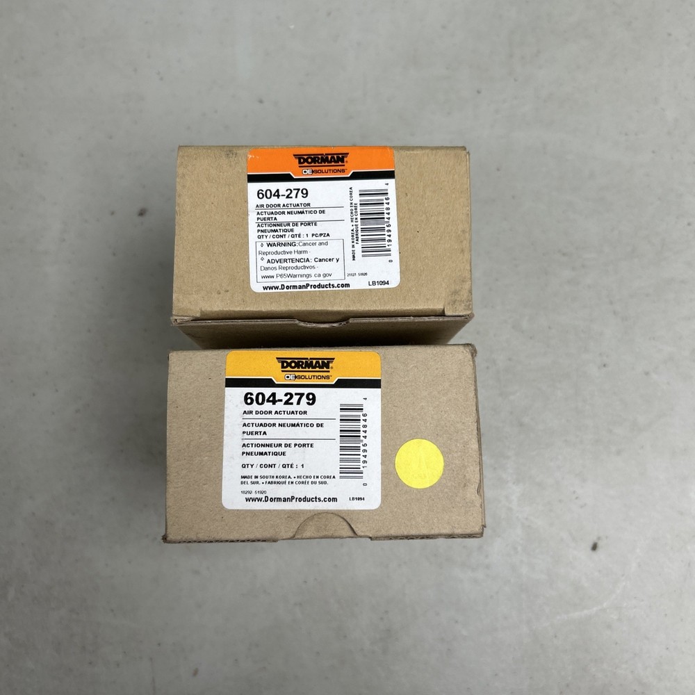 (2) Dorman 604-279 HVAC Air Door Actuator