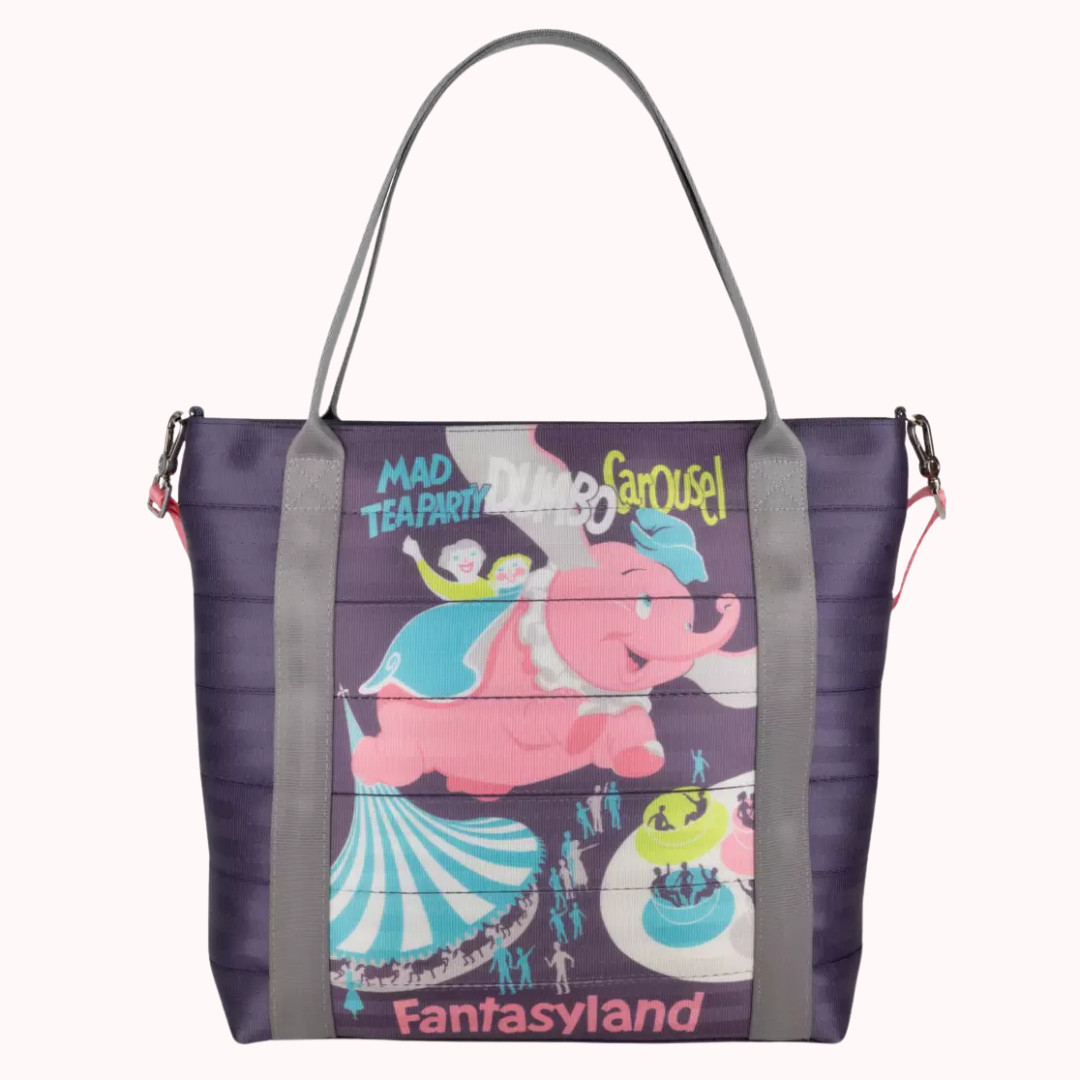 Disney Harveys Disneyland 70th Dumbo Fantasyland Tote Bag Purse - NEW IN HAND