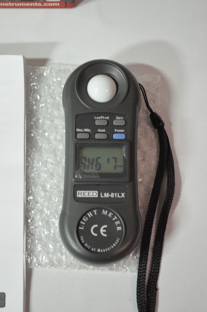 New REED Instruments LM-81LX Compact Light Meter