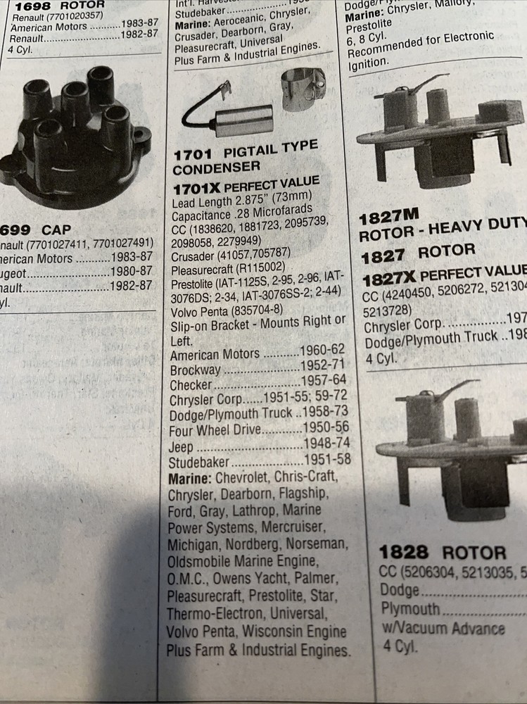 Condenser Kemparts 1701X