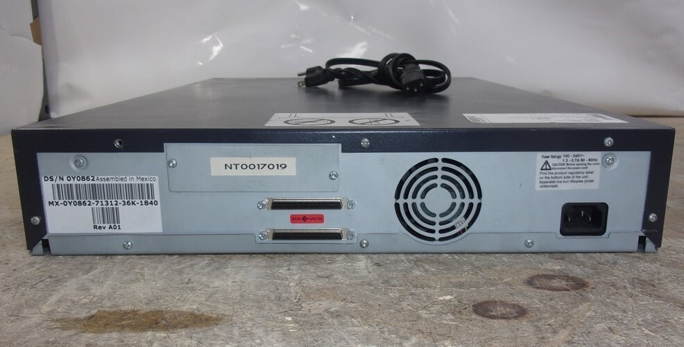 Dell Powervault 122T DLT VS-80 Autoloader Tape Drive SEE NOTES