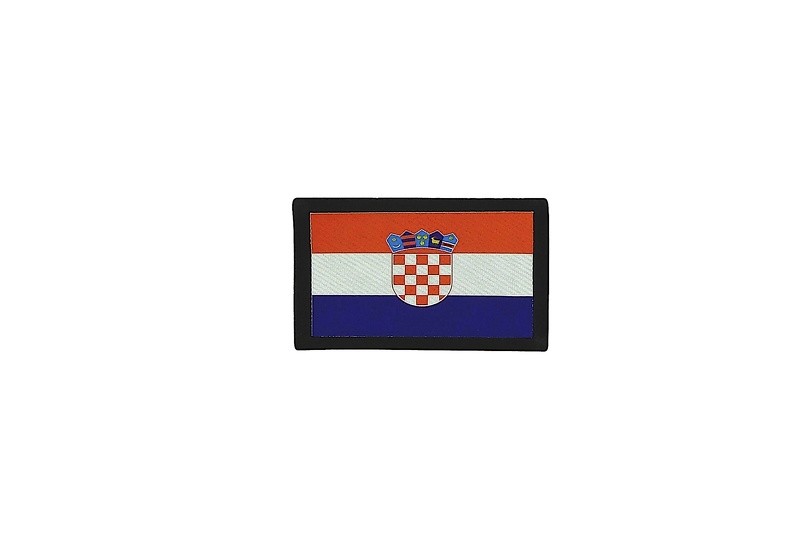 patch printed badge iron on flag patch flag Croatia