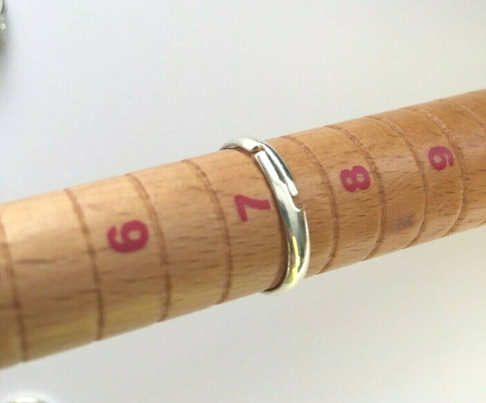 8 Pcs Silver Plated  Adjustable Ring  With one Loop Ring Making