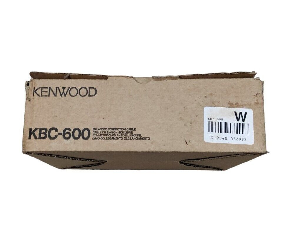 kenwood kbc-600 balanced connection cable
