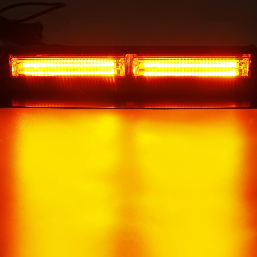 Windshield Suction Cup Strobe Led Light Interior Emergency Warning Hazard 12-24V