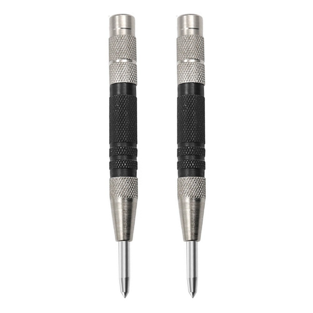 2PCS Adjustable Automatic Center Punch Tool  for PRECISION Marking For Wood And