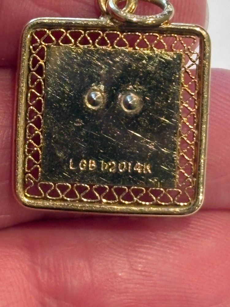 VINTAGE ANHEUSER BUSCH DIAMOND CHARM