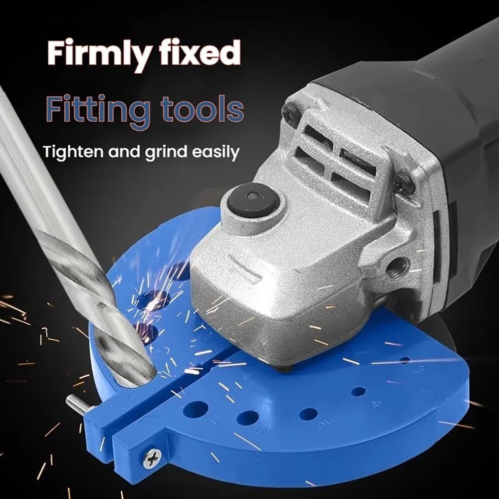 2025 Portable Drill Bit Sharpener - Enhance Efficiency with Angle Grinder Use