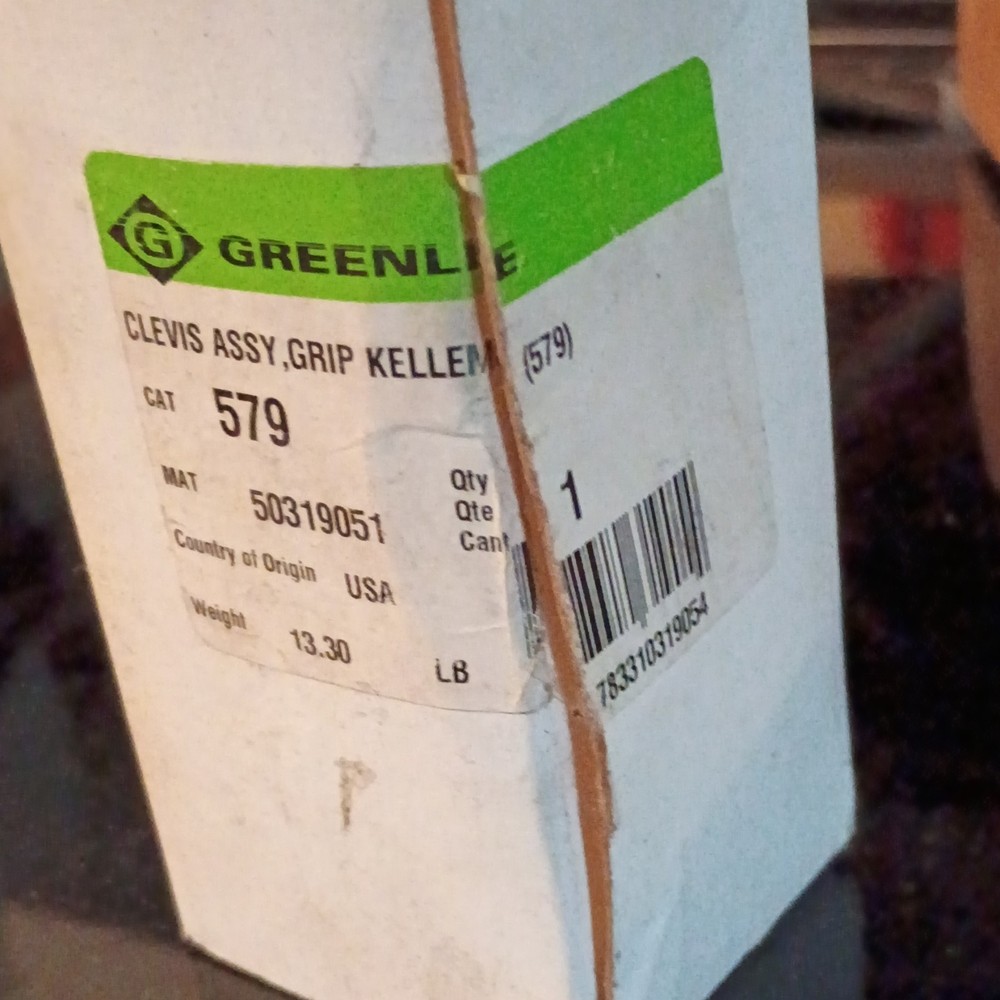Greenlee 579 Grip Clevis Cable Puller Assembly MPN 579