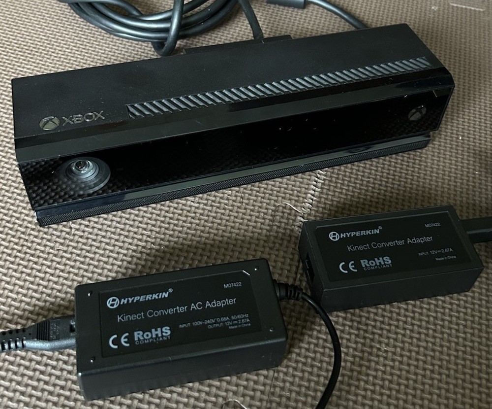 Microsoft Xbox One Kinect Sensor 1520 with Converter/Adapter, tested, works!